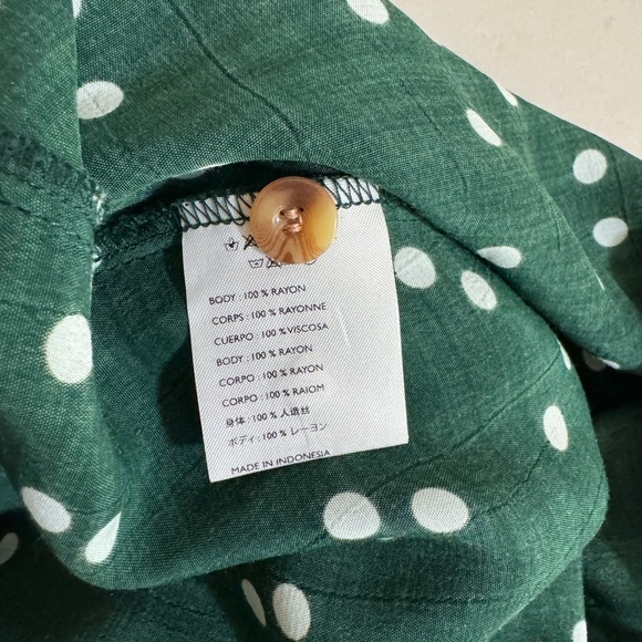 Faithful The Brand Farah Linnea Dot Maxi Dress Size 4 - Picture 9 of 11